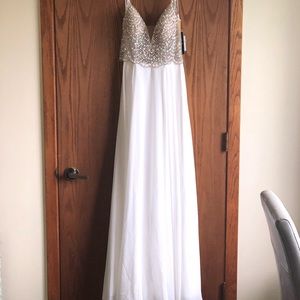 lulus beaded wedding dress